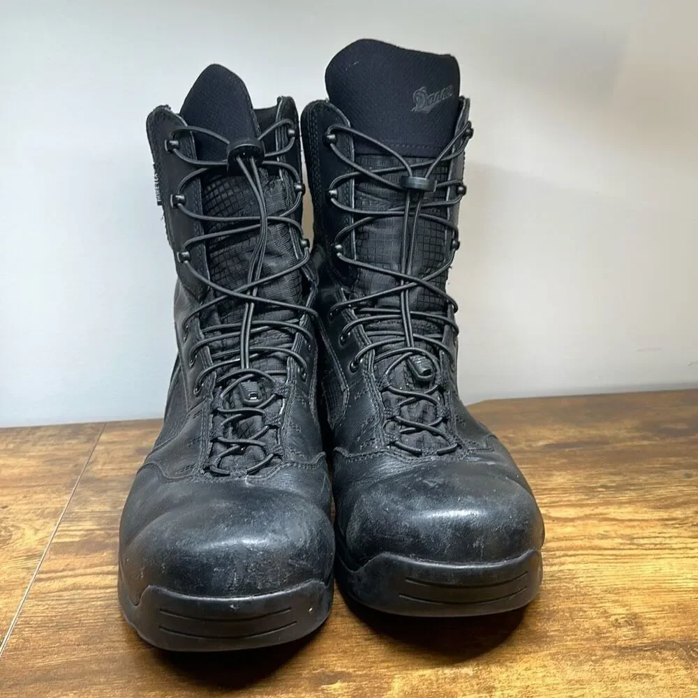 Danner Kinetic 8 Black‎ Mens Tactical Boots 28010 Gore-Tex Waterproof Size 14 D